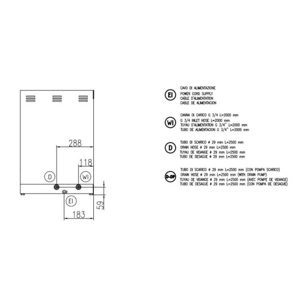 Lave-vaisselle pour verres FK 38 E