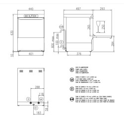 Dishwasher for glasses FK 35