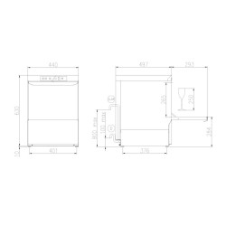 Dishwasher for glasses FK 38