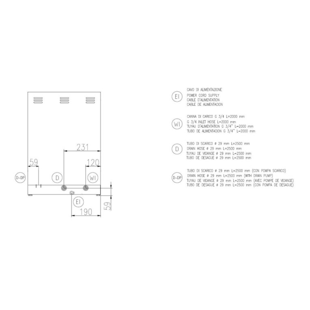 Lave-vaisselle pour verres FK 40