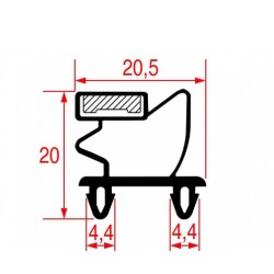 GUARNIZIONE AD INCASTRO 1990x945 mm