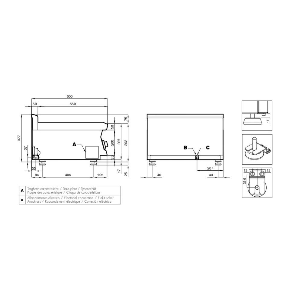 Surface de friture  FTLRT-68ETSX