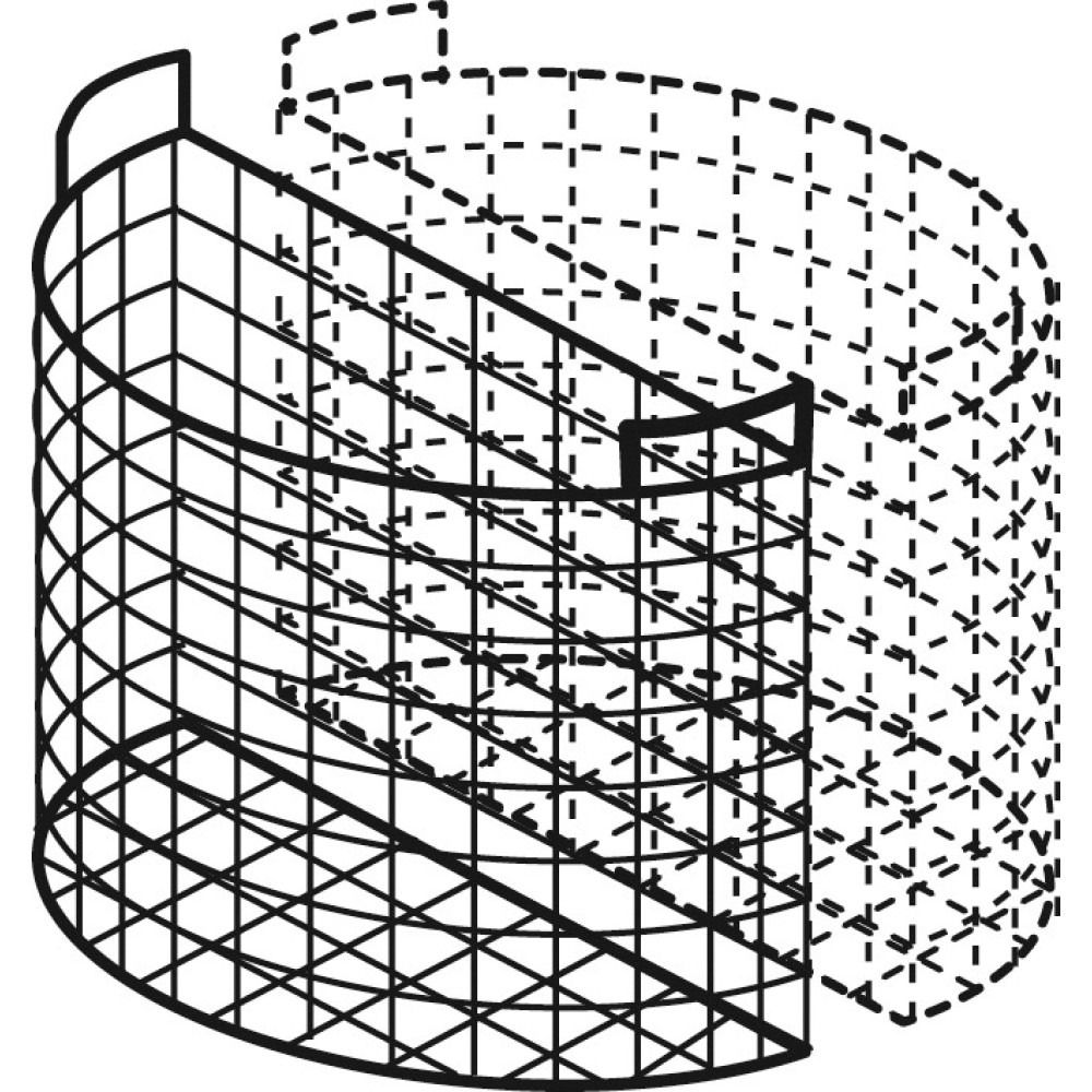 Basket for boiling pan 150l  1/2