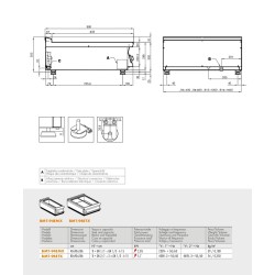 BAIN MARIE SINGLEPHASE BOWL FOR GN 1/1+GN 1/3 BMT-94EMX