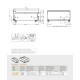 BAIN MARIE SINGLEPHASE BOWL FOR GN 1/1+GN 1/3 BMT-94EMX