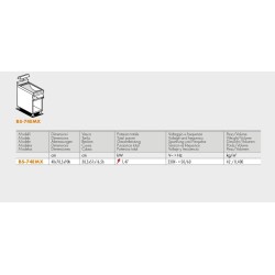 Fry dump singlephase with infra red heater  BS-74EMX