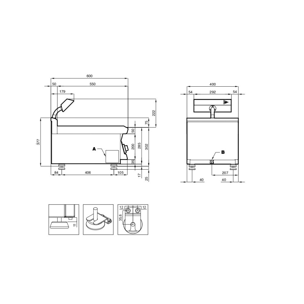 Elektrinė keptuvė vienfazis BST-64EMX