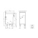 Electric stove with oven for ships  CFM6-610ETX