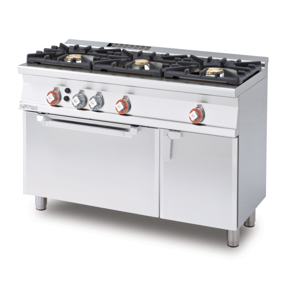 Gas stove with gas static oven CF3-512GV