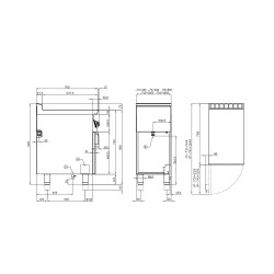 Индукционная плита WOK  PCIW-74ETD