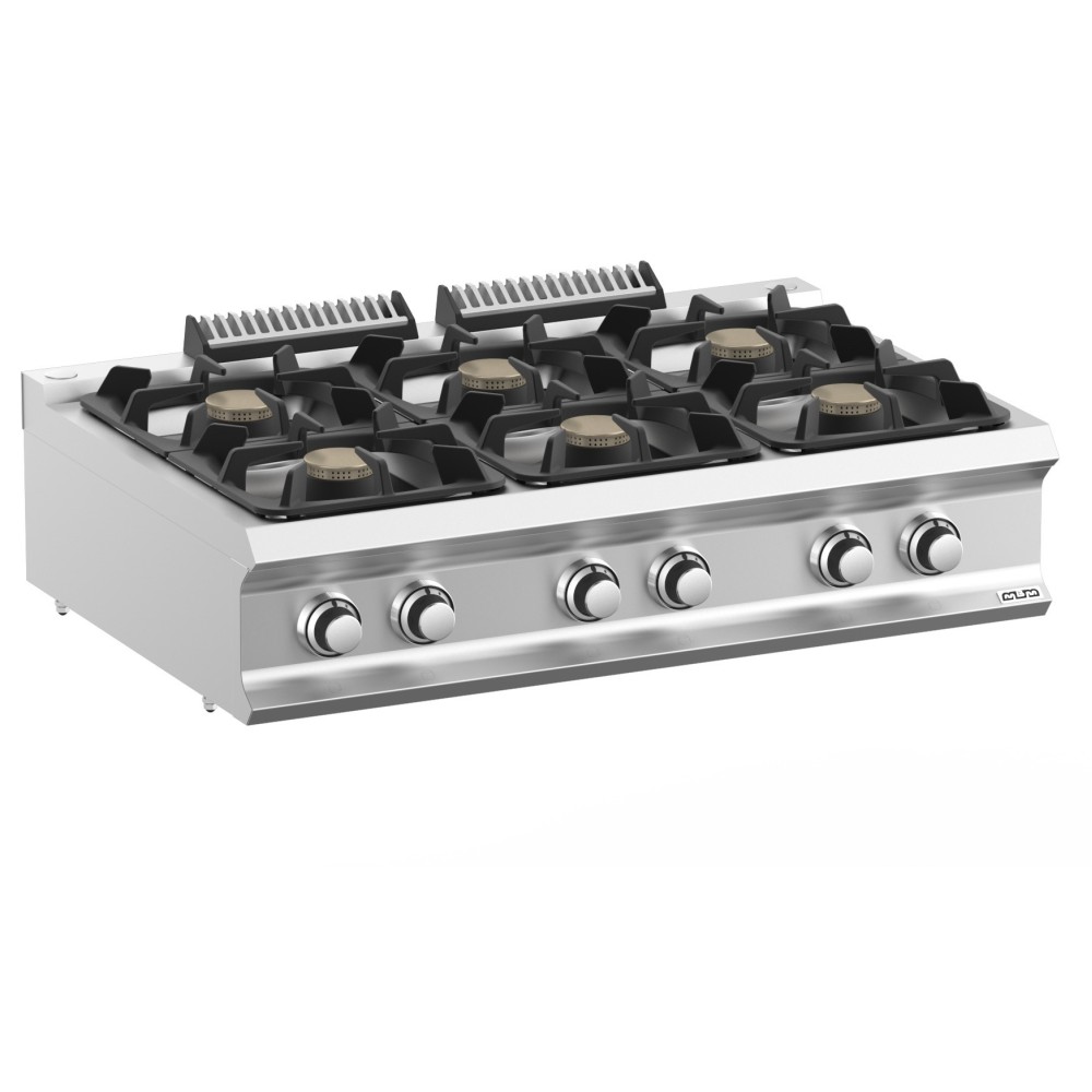 Gas stove top 6 burners DOMINA PRO 700