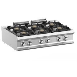 Gas stove top 6 burners DOMINA PRO 700