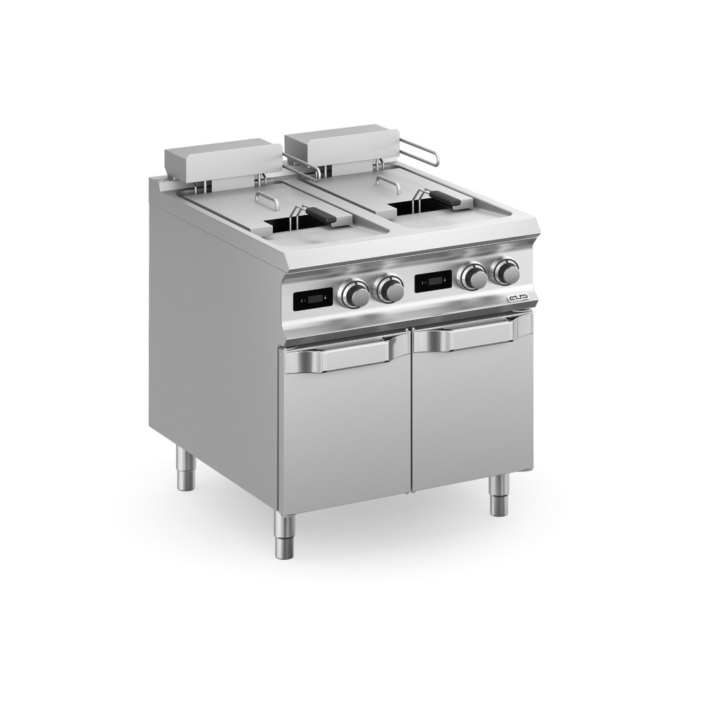 Electric fryer with digitale display 16+16 l DOMINA PRO 900