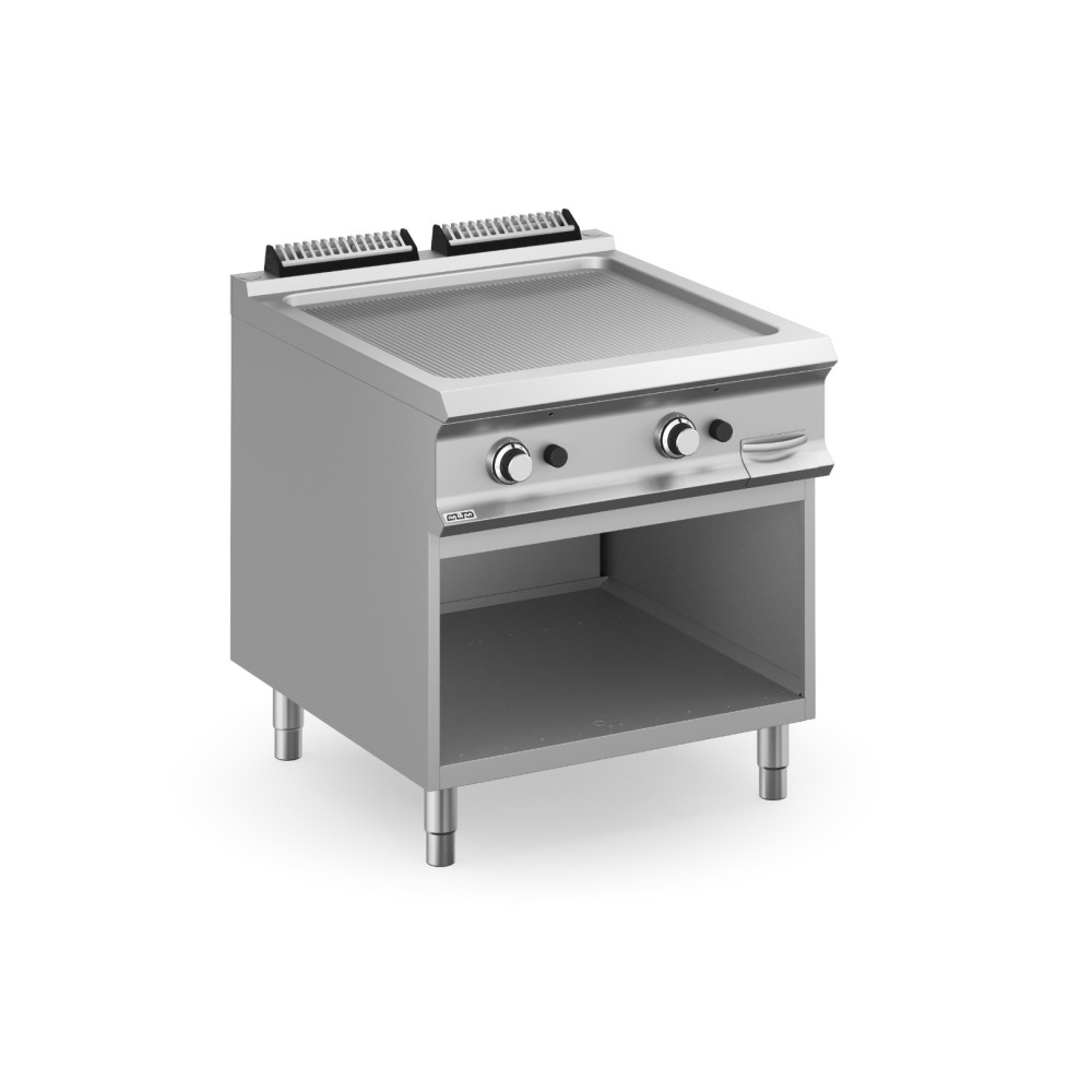 Gas Fry Top lined plate 18.4 kW DOMINA PRO 900