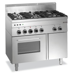 Gas stove with gas oven and elecrtic grill 19.5+1.8 kW MINIMA 600 