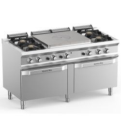 Gas stove range with 2 gas stove TPG7152FG4XL DOMINA PRO 700