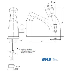 Automatic water faucet A002B