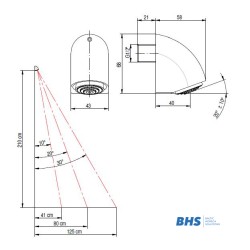 Automatic water faucet A014