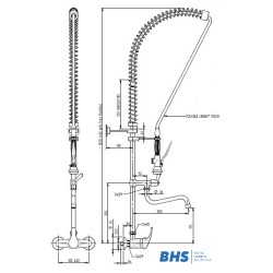 Shower with mixer 10302