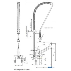 Shower with mixer 20207