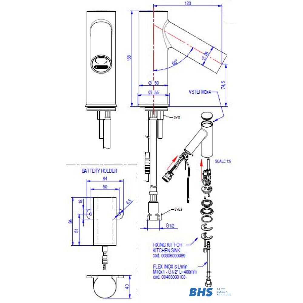 Robinet électronique S001