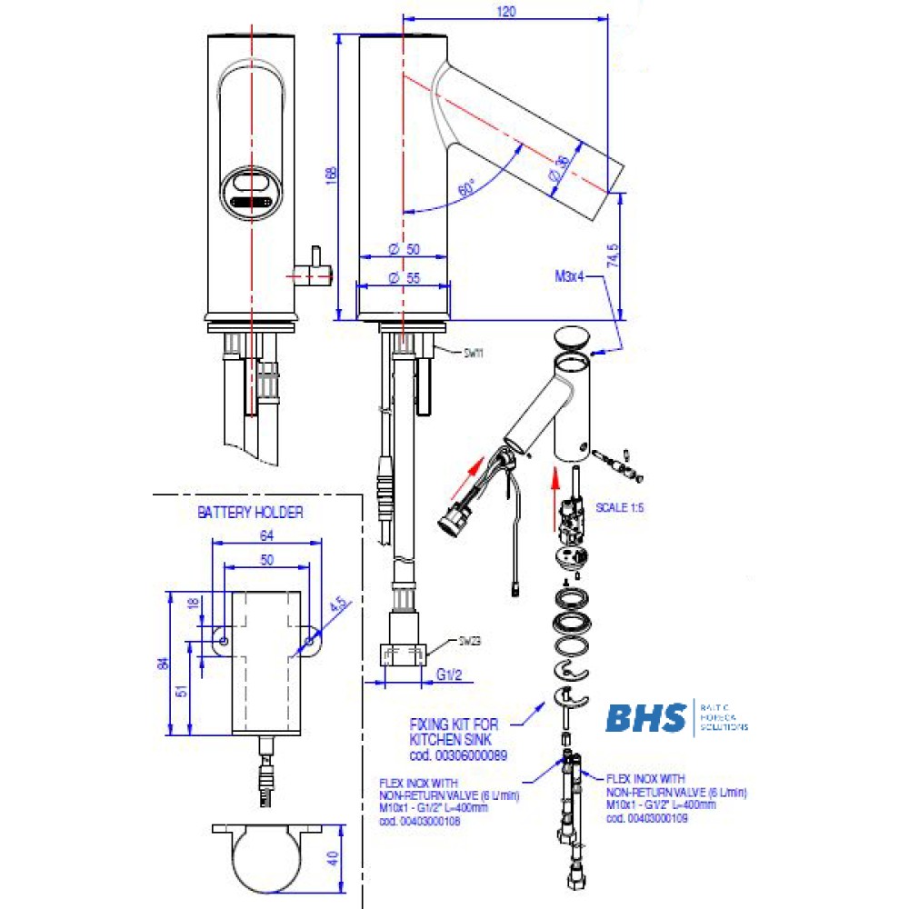 Robinet électronique S002