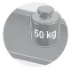 Įrangos lentyna 1000-4 su viena lentyna (LSI1-100/40/33)