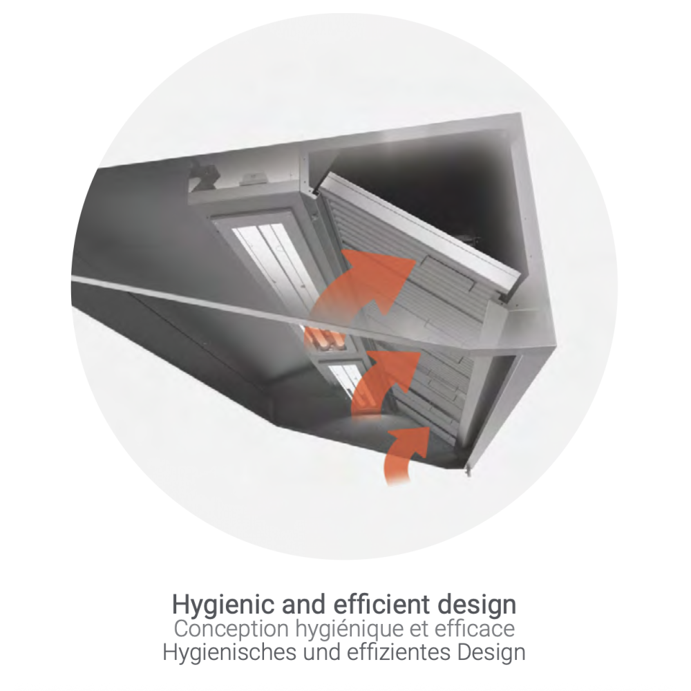 Augstas efektivitātes HNPA tvaika nosūcējs