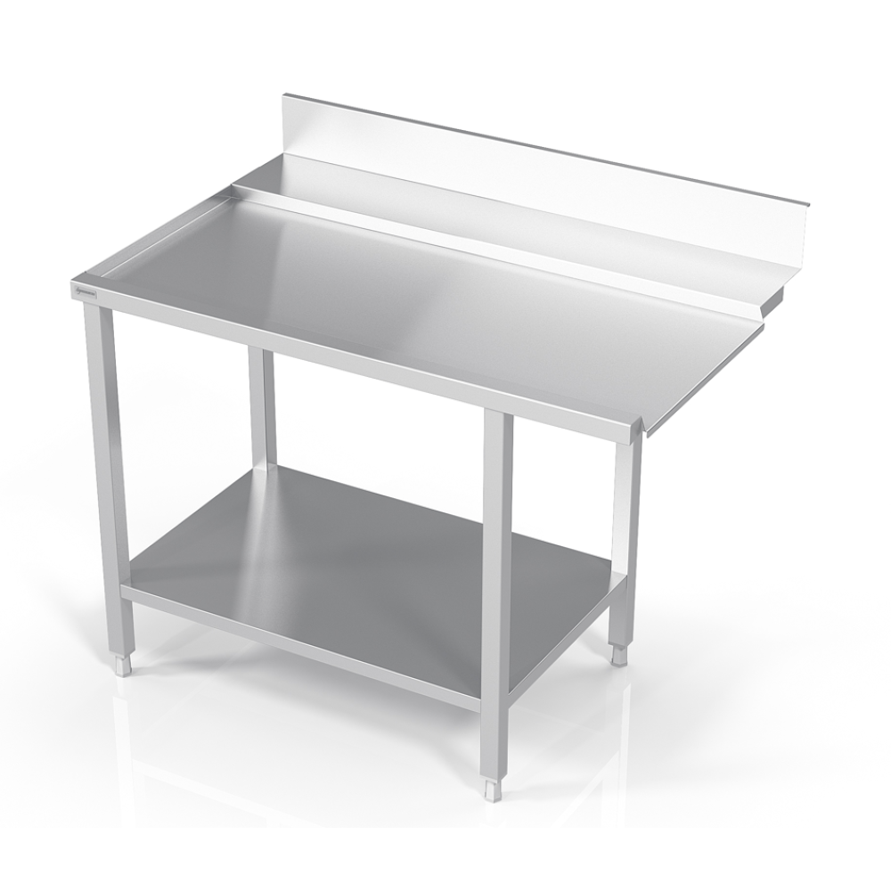 Table to dishwasher with shelf 1500