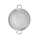 Paella pan from polished steel  80 cm