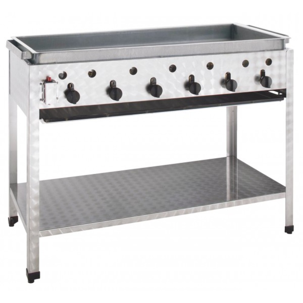 Gas combi stand grill S6