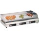 Chromium steel grill surface