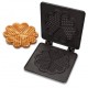 Heart waffle baking plate