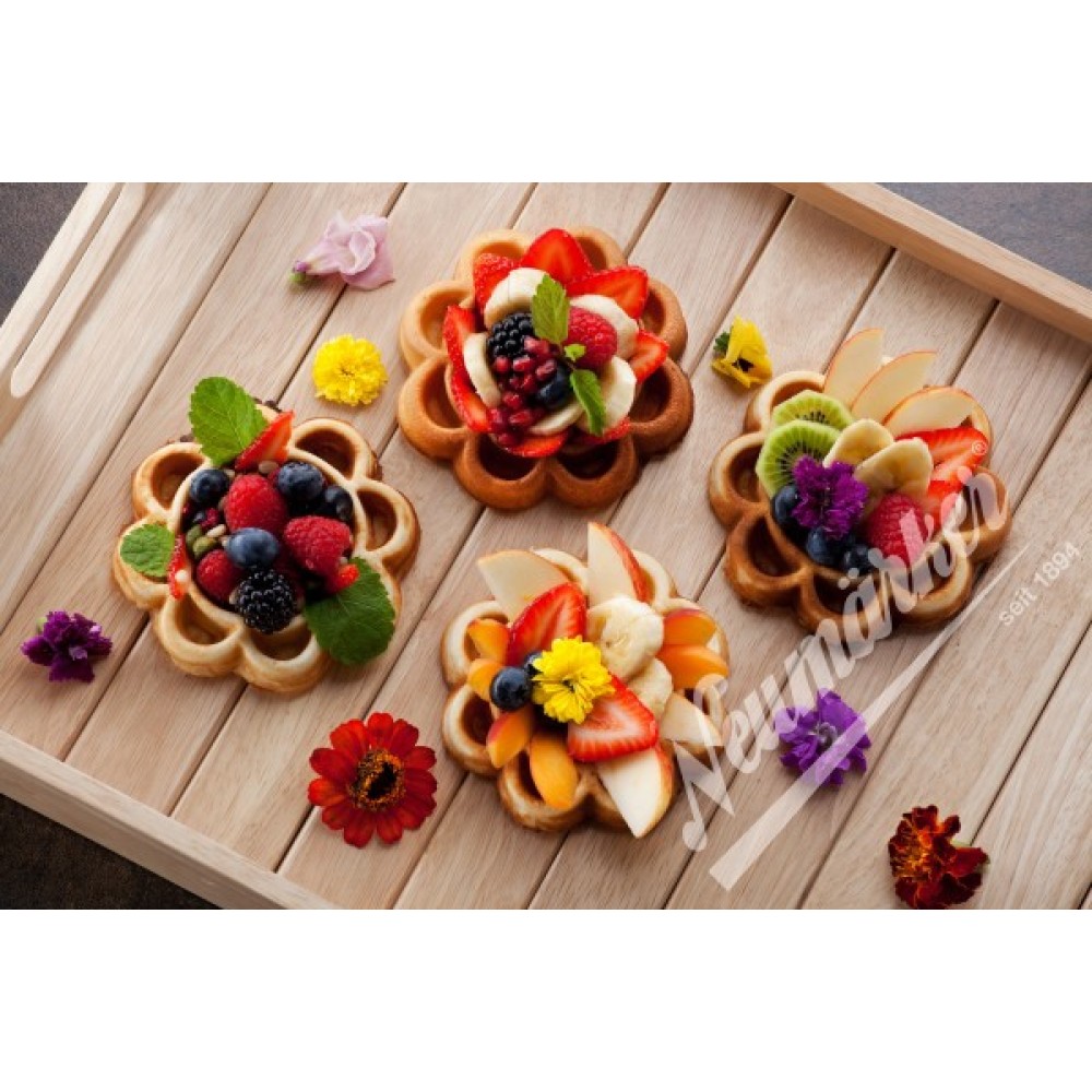 Waffle tart baking plate