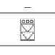 Module with Cup Dispensers with 2 drawers 500 mm