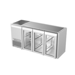 Backbar cooling counter 3 doors