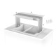 Led Shelf for Buffe 1393 mm