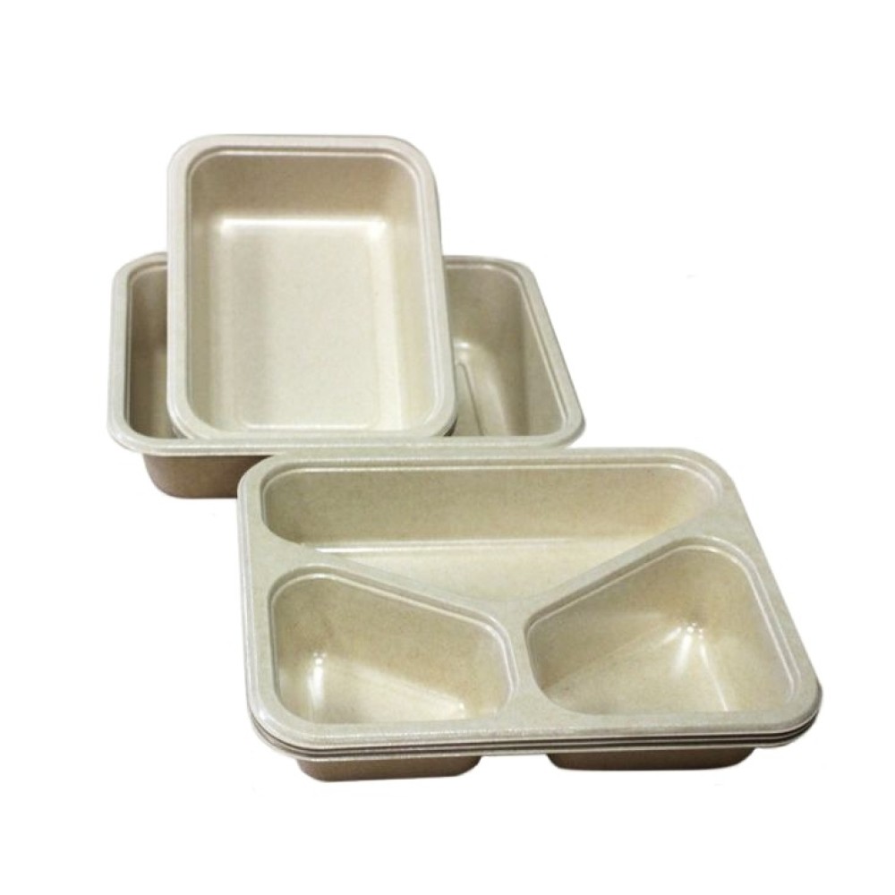 Vacuum trays Compostable 2 compart