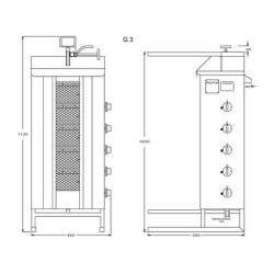 Gas gyros maker G3 50kg