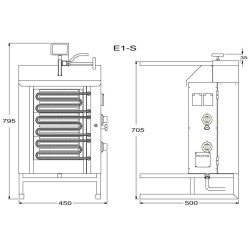 Electric gyros maker E1-S 15kg