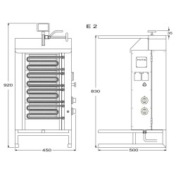 Elektrinis girosas E2-S 30kg