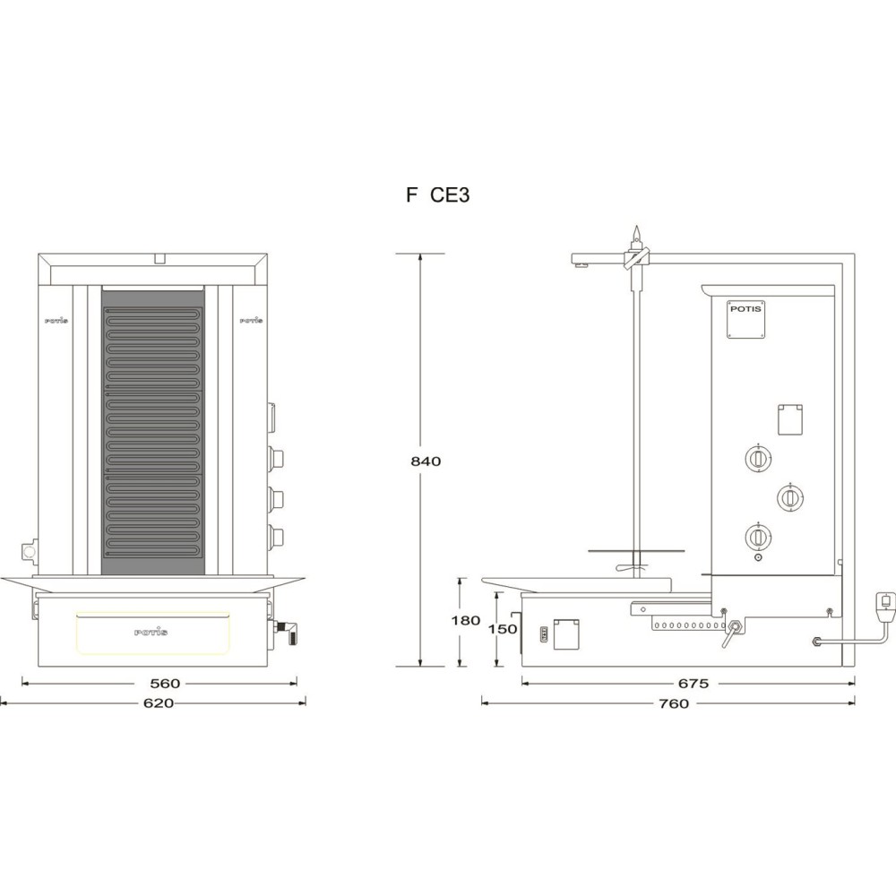 Elektriskais giross F CE3 40kg