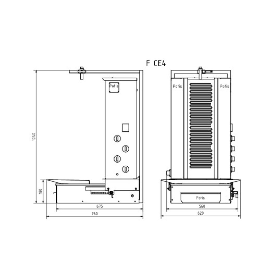 Электрический гирос F CE4 70kg