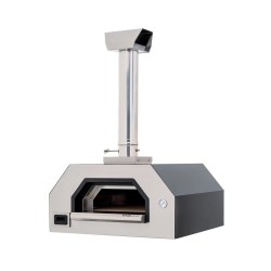 Wood-burning pizza oven with base TITAN