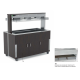 HEATED BUFFET WITH HEATING HALOGEN LAMPS ATHENA 5BM HALO