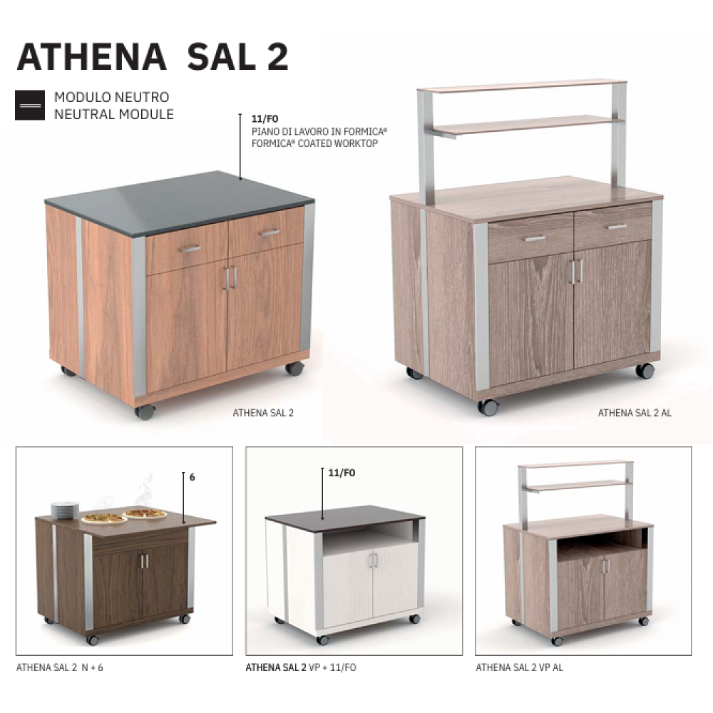 Neutral buffet ATHENA SAL 2/AL