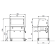 High-Quality Bain Marie Trolley with Halogen Heating High-Quality Bain Marie Trolley with Halogen Heating