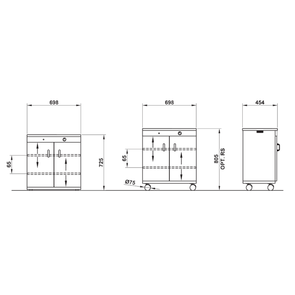 ШКАФ ДЛЯ ПОДОГРЕВА ПИЩИ ИЛИ ПОСУДЫ GEMMA80