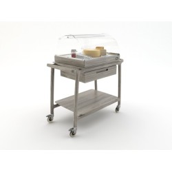 SERVICE TROLLEY WITH REFRIGERATED DISPLAY CASE ARIANNA REF2