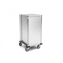 ARMOIRE EN ACIER INOXYDABLE SUR ROULETTES POUR CONTENEURS GN NEUTROVEGA 2 L10